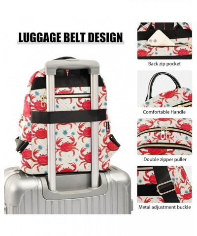 4cute Crab Backpack Purse for Women Small Travel Bag Fashion Daypack M 202a4563 S(10.23"x5.11"x12.59") 202a4563 $19.27 Backpacks