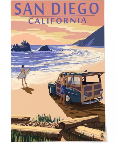 24x36 Inch Giclee Print, San Diego, California, Woody on Beach $25.49 Totes