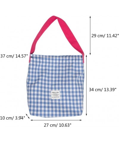 Shopper Bag Canvas Shopping Bag Large Capacity Handbag Shoulder Bag Trendy Bag School Book Bag for Girl Women Pink $8.53 Cros...