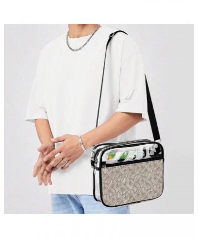 Large Fashion Shoulder Bag Transparent Crossbody Bag With Adjustable Strap Color940 $16.77 Totes