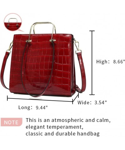 Purse for Women Womens Handbag Top Handle Shoulder Bag Tote Satchel Purse Work Bag Khaki FANXY2026 4 Wine Red $33.36 Totes