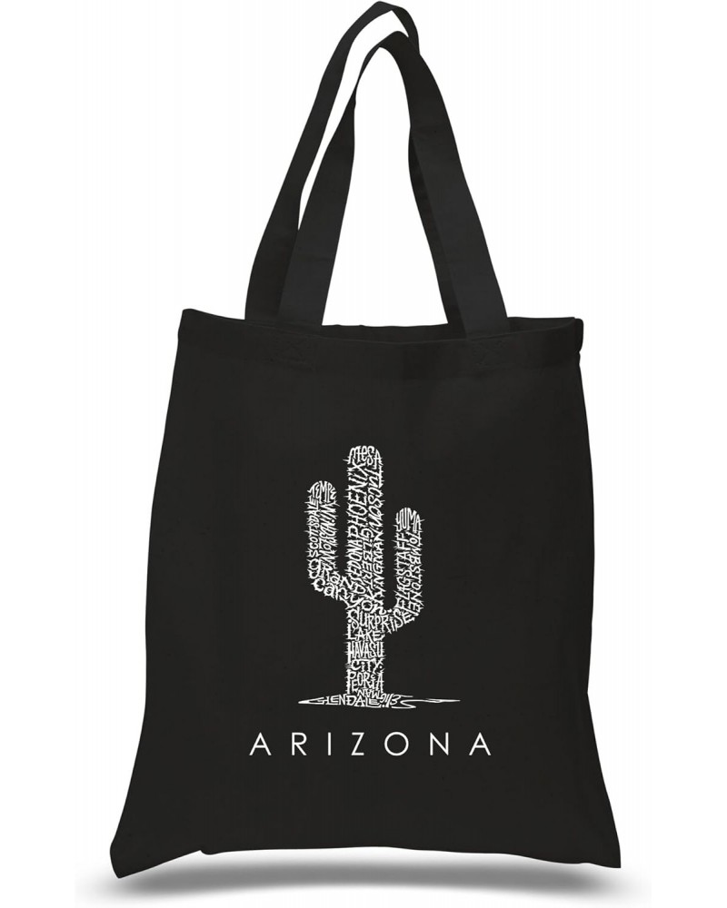 Word Art S Tote Bag - Arizona Cities- Black $8.79 Totes