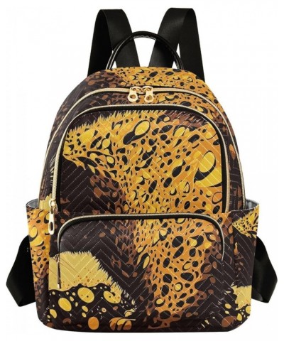 Majestic Leopard Women's Backpack Purse Fashion Travel Anti Theft Backpack Casual Daypack for Work College,M Small $15.05 Bac...