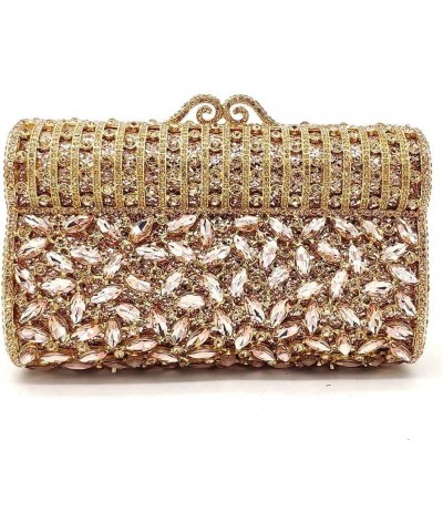 Women Crystal Clutch Evening Bags Diamond Minaudiere Party Handbags Wedding Cocktail Bridal Rhinestone Purse $32.39 Evening Bags