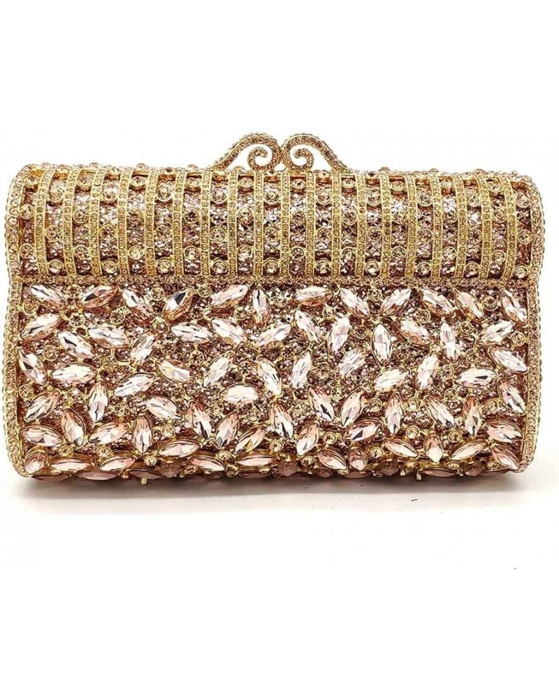 Women Crystal Clutch Evening Bags Diamond Minaudiere Party Handbags Wedding Cocktail Bridal Rhinestone Purse $32.39 Evening Bags