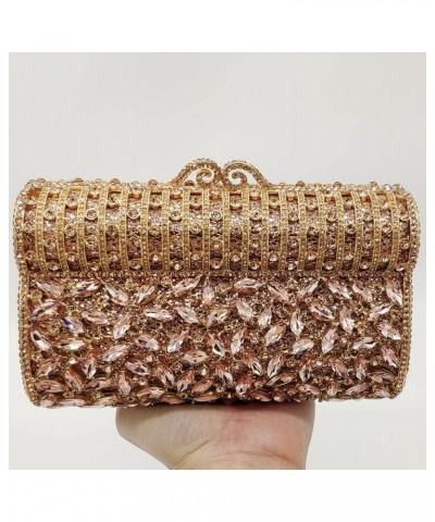 Women Crystal Clutch Evening Bags Diamond Minaudiere Party Handbags Wedding Cocktail Bridal Rhinestone Purse $32.39 Evening Bags