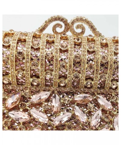 Women Crystal Clutch Evening Bags Diamond Minaudiere Party Handbags Wedding Cocktail Bridal Rhinestone Purse $32.39 Evening Bags