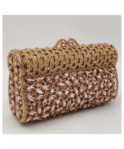 Women Crystal Clutch Evening Bags Diamond Minaudiere Party Handbags Wedding Cocktail Bridal Rhinestone Purse $32.39 Evening Bags