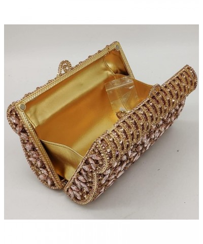 Women Crystal Clutch Evening Bags Diamond Minaudiere Party Handbags Wedding Cocktail Bridal Rhinestone Purse $32.39 Evening Bags