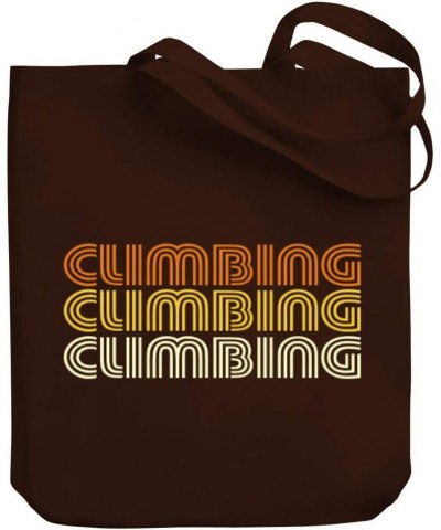 Climbing RETRO COLOR Canvas Tote Bag 10.5" x 16" x 4 $17.20 Totes