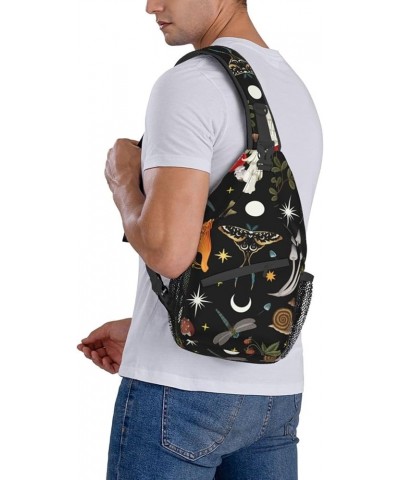 Lion Head With Cannabis Marijuana Leaves Rastaman Style Sling Backpack,Adjustable Chest Pack Travel Hiking Daypack Crossbody ...