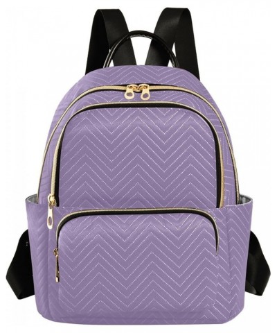 Plain Lavender Purple Women Backpack Purse Ladies Fashion Shoulder Bag Daypack Travel Bag 7.5L Small $13.95 Backpacks