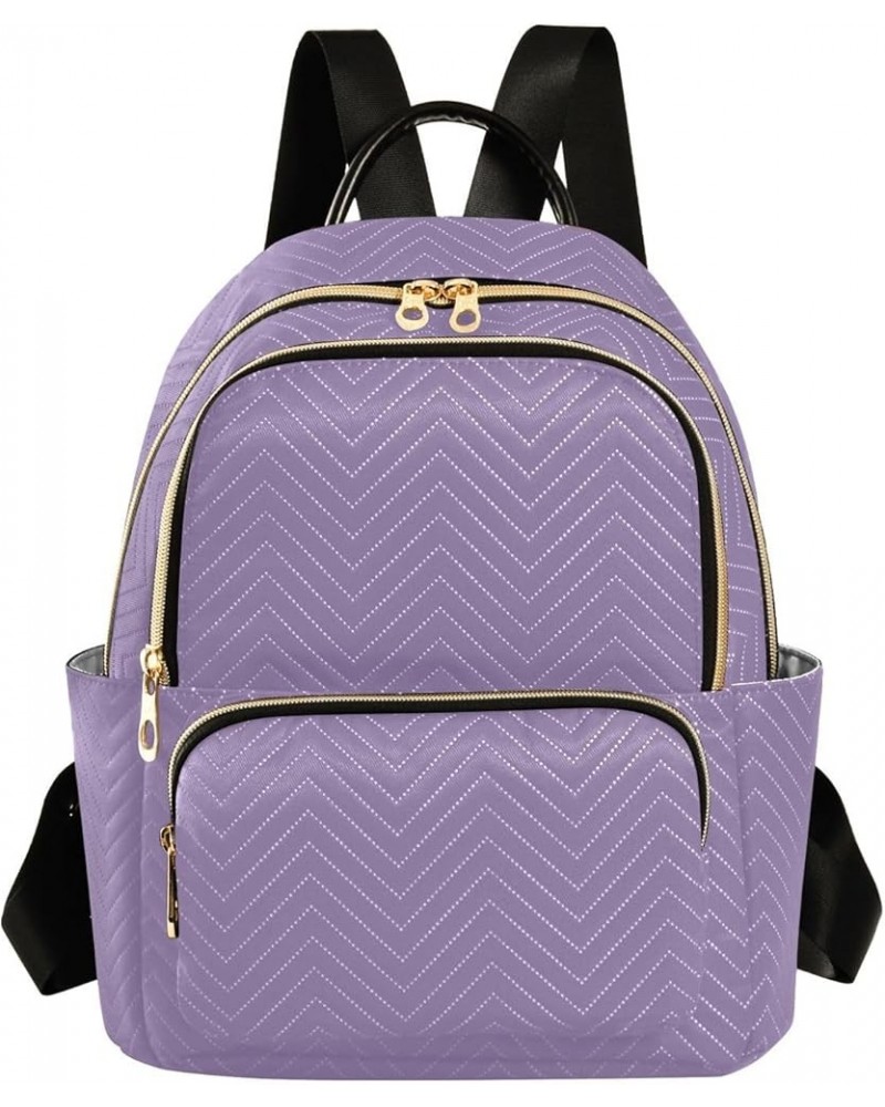 Plain Lavender Purple Women Backpack Purse Ladies Fashion Shoulder Bag Daypack Travel Bag 7.5L Small $13.95 Backpacks