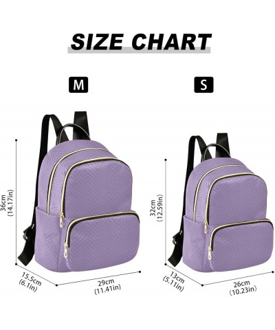 Plain Lavender Purple Women Backpack Purse Ladies Fashion Shoulder Bag Daypack Travel Bag 7.5L Small $13.95 Backpacks