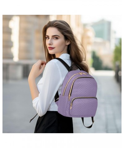 Plain Lavender Purple Women Backpack Purse Ladies Fashion Shoulder Bag Daypack Travel Bag 7.5L Small $13.95 Backpacks