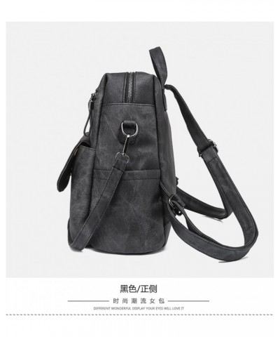 Large Backpack for Women Retro Leather Purse Multi-functional Daypack Shoulder Bag Office Coffee $35.84 Backpacks