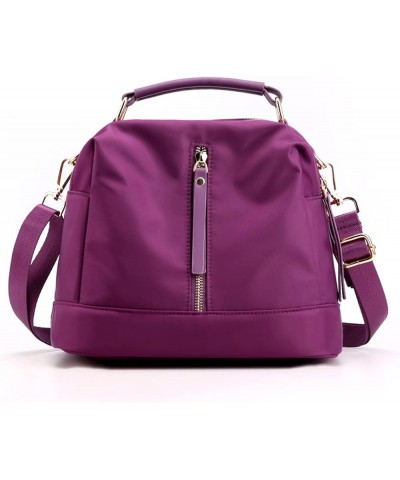 Crossbody Purse Bag for Women Shoulder Bag Multi Pocket Zipper Purse,Trendy Design Handbags Z-purple $14.74 Crossbody Bags