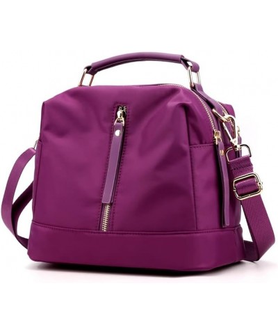 Crossbody Purse Bag for Women Shoulder Bag Multi Pocket Zipper Purse,Trendy Design Handbags Z-purple $14.74 Crossbody Bags