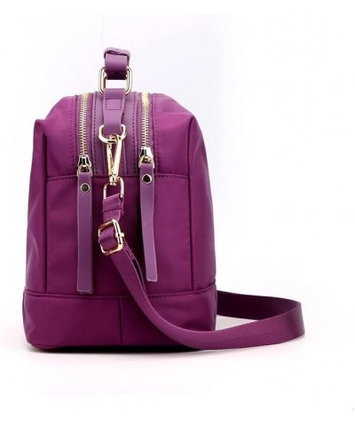 Crossbody Purse Bag for Women Shoulder Bag Multi Pocket Zipper Purse,Trendy Design Handbags Z-purple $14.74 Crossbody Bags