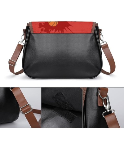 Fashion Crossbody Bags Women's Shoulder Bags Classic City Leather Satchels Hobo Bags Animal Dog Footprints Color2 $27.35 Hobo...