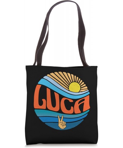 Luca Shirt Vintage Sunset Luca Groovy Tie Dye Tote Bag $13.08 Totes