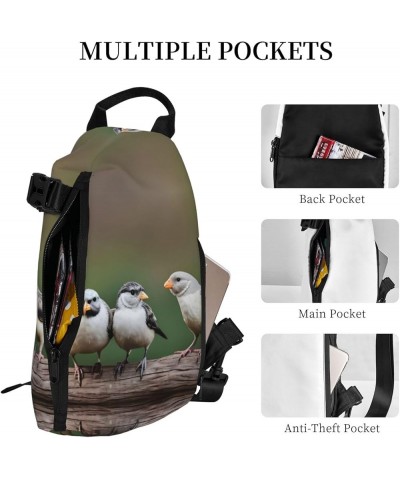 print Sling Bag,Multipurpose Travel Bag, Anti Theft Crossbody Sling Backpack, Casual Daypack-baseball and Gloves Three Birds ...