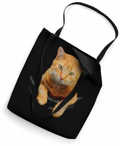 Cute Yellow Cat Kitty in Pocket - Best Cat Owner Tote Bag $10.19 Totes