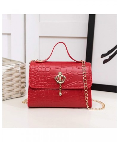 Travel Carry On Bag For Women Travel Carry On Bag For Women Women's Fashion Designer Crossbody Bags For Women Red One Size $6...