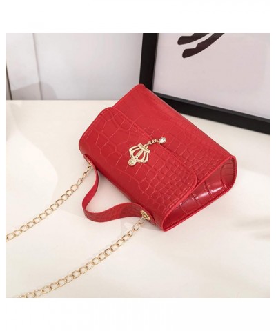 Travel Carry On Bag For Women Travel Carry On Bag For Women Women's Fashion Designer Crossbody Bags For Women Red One Size $6...