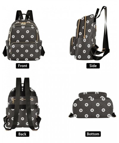 Travel Backpack Purse for Women Fashion Anti-theft Work Casual Dog Paw Polka Dot Daypack Shoulder Bag Medium Size Medium $18....