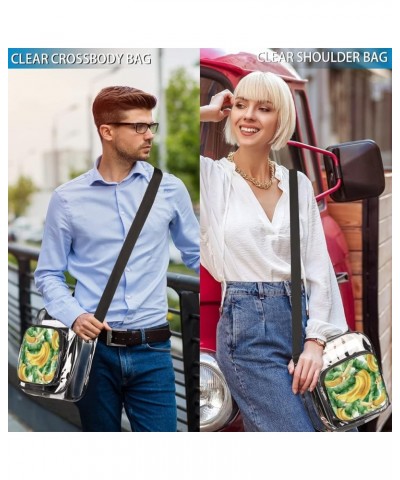 Clear Crossbody Bag Gift for Women-Clear Bag for Workout Running Travelling Hiking Multi5 $10.77 Crossbody Bags