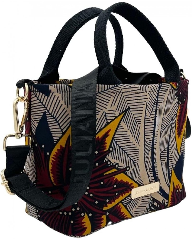 Mini Eden Tote - Handmade Handbags for Women - Small Tote Bag with Detachable Straps - Made of African Wax Cotton Floral $94....