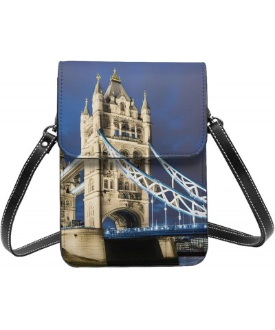 Valentine Day Print Fashion Small Crossbody Bags Cell Phone Purse With Credit Card Slots Women Wallet Tower Bridge in London1...