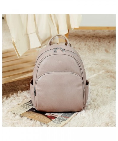 LYANYAN Small Backpack Purse for Women Cute Mini Leather Backpack Travel Shoulder Bags Brown Gray $13.34 Backpacks