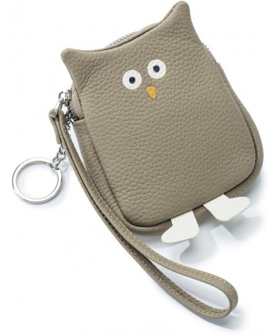 Simple Female Cartoon Animal Short Clutch Card Bag Storage Bag Mini Women Creative Small Ultra-thin Leather First Layer Cowhi...