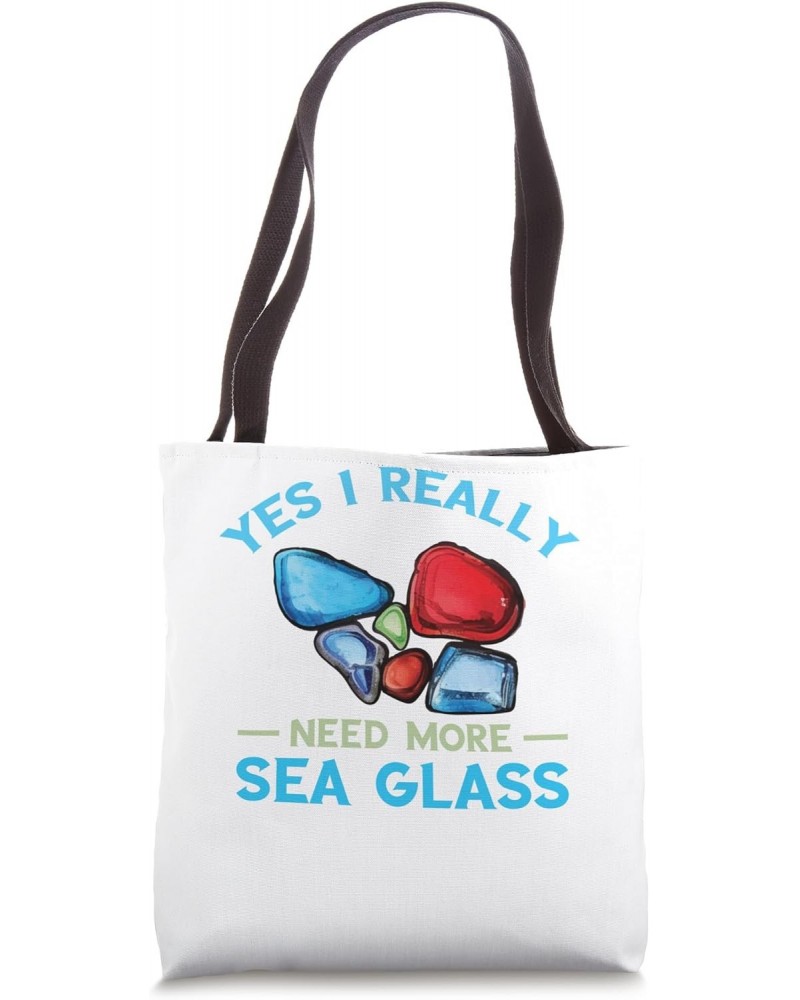 Sea Glass Collecting Tools Sea Glass Lover Glass Collector Tote Bag $10.08 Totes