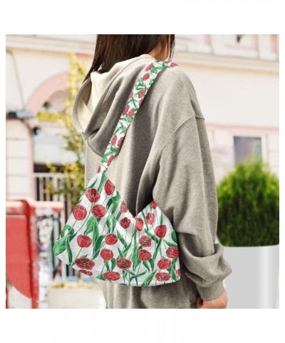 Fluffy Crossbody Bag for Women,Polyester Crossbody Bag Fluffy Tote Bag Lady Shoulder Bag 4 $10.80 Totes