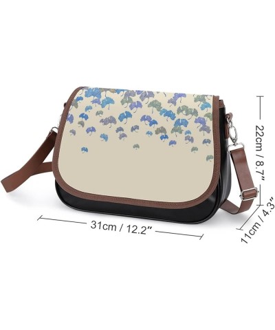 Printed Shoulder Crossbody Bag Leather Hobo Bags Medium Ladies Top Handles Satchels Sunflower Bouquet Color10 $26.49 Shoulder...