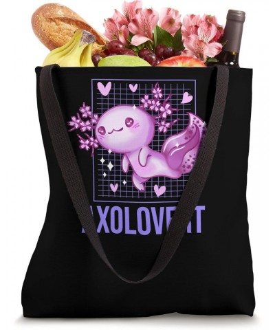 Axolovert Funny Axolotl Humor Salamander Introvert Tote Bag $9.66 Totes