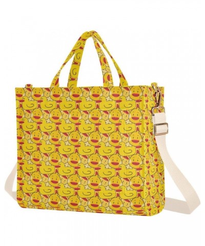 Yellow Duck Women's Tote Bag Satchel Handbag with Adjustable Shoulder Strap for Work College Travel $12.25 Totes