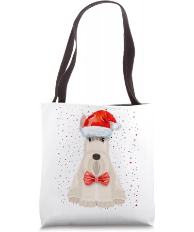 Scottish Terrier Christmas Idea For Women & Xmas Scottie Dog Tote Bag $15.31 Totes