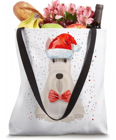 Scottish Terrier Christmas Idea For Women & Xmas Scottie Dog Tote Bag $15.31 Totes