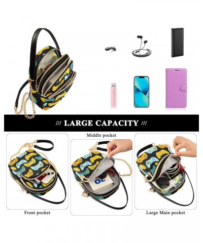 Cell Phone Purse Vintage Video Game Joystick Crossbody Handbag Durable Shoulder Bag Sturdy Travel Pouch Compact Chic Bag for ...