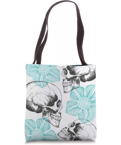 Skulls & Roses Gothic Purse in Grunge Aesthetic Tote Bag $15.89 Totes