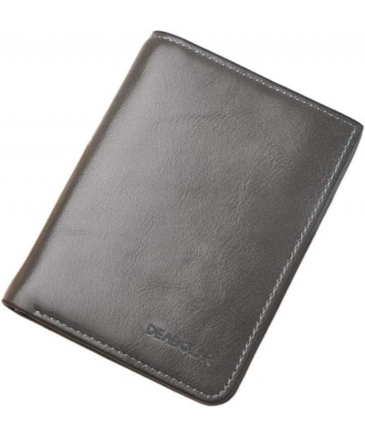 Business Card Case Leather Multifunction Bank Holder Credit Passport Organizer Wallet (Color : Gray Vertical) $40.24 Wallets