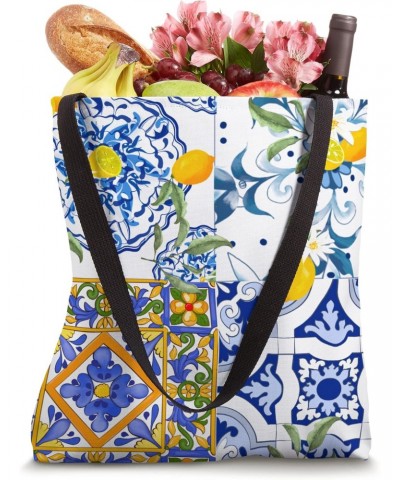 majolica,lemons,summer Tote Bag $12.88 Totes