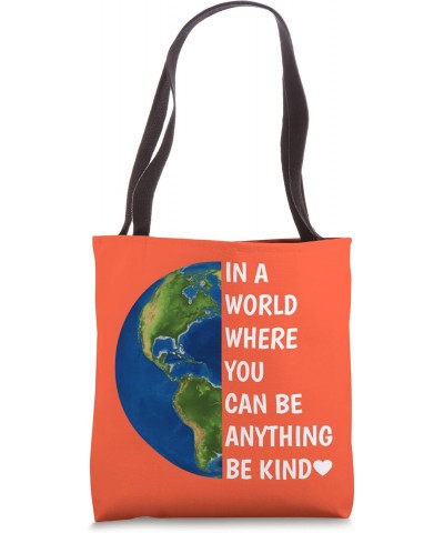 Be Kind Unity Day 2023 Orange Anti Bullying Awareness Month Tote Bag $10.75 Totes