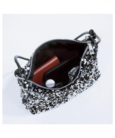 Evening Bag for Women Sparkly Evening Handbag Shoulder Bag Purse Glitter Clutch Purse for Party Wedding B-silver $9.66 Evenin...