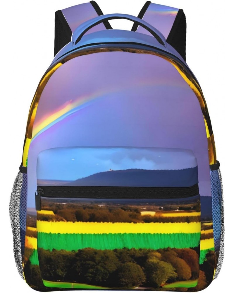 Evening Rainbow Stylish And Lightweight Backpack,Comfortable To Carry,Multi-Pocket Design,23l Capacity,Easily Meet Your Daily...