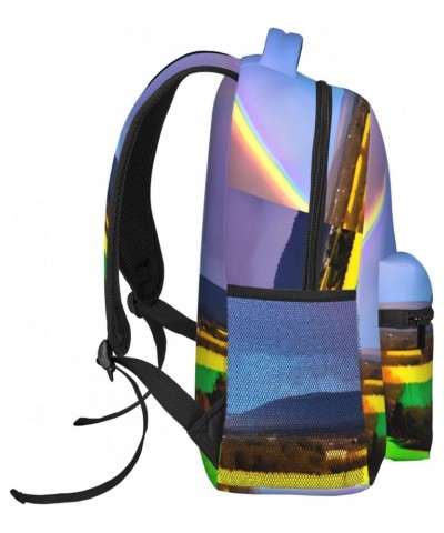 Evening Rainbow Stylish And Lightweight Backpack,Comfortable To Carry,Multi-Pocket Design,23l Capacity,Easily Meet Your Daily...